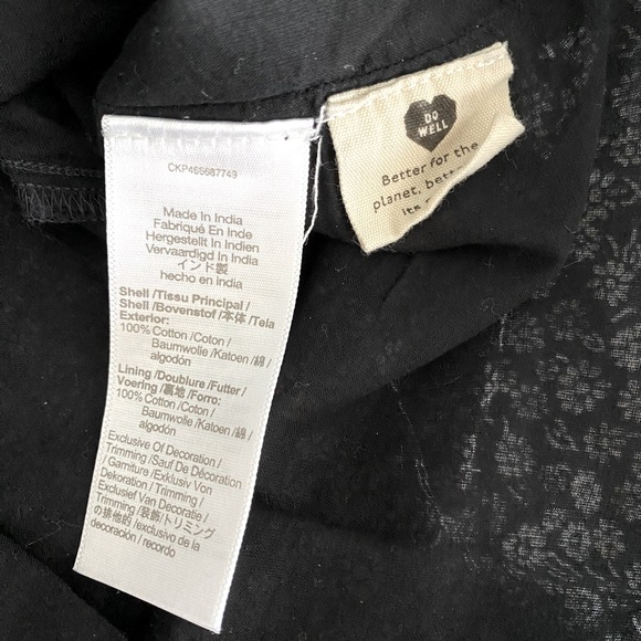 Madewell Lucie Elbow Sleeve Smocked Mini Dress in Parisian Ditsy - Picture 7 of 7